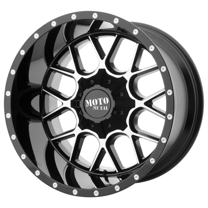 MOTO METAL MO986 SIEGE 20X9 6X135 / 6X139.7 18 106.1 GLOSS BLACK MACHINED
