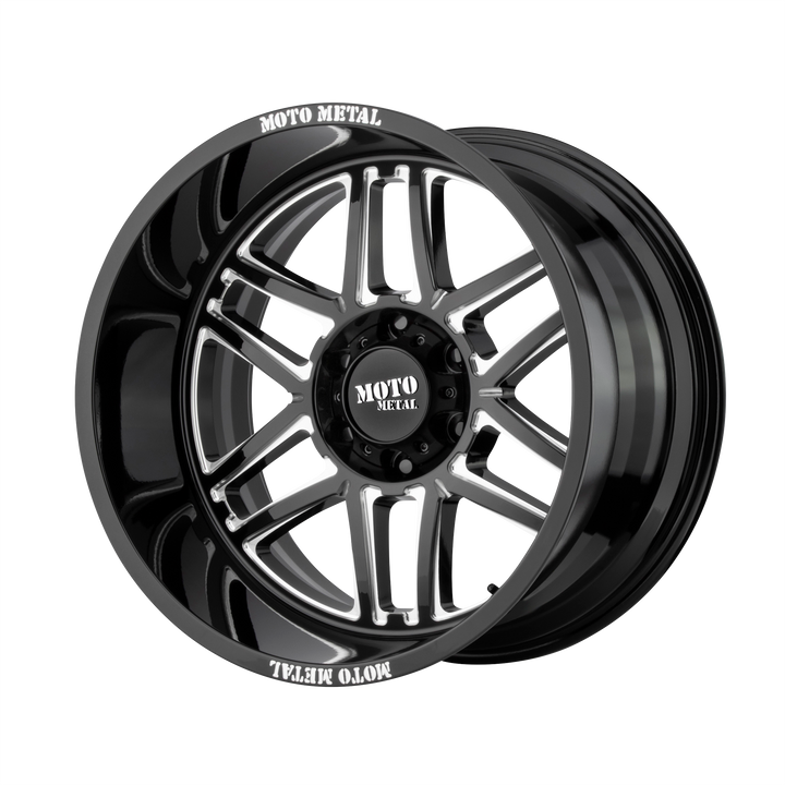 MOTO METAL MO992 FOLSOM 22X10 5X139.7 -18 78.1 GLOSS BLACK MILLED