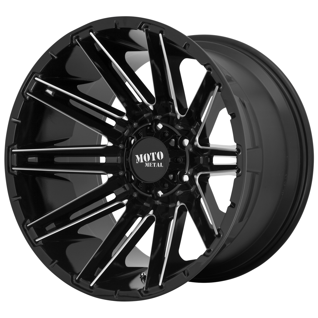MOTO METAL MO998 KRAKEN 20X9 6X135 0 87.1 GLOSS BLACK MILLED