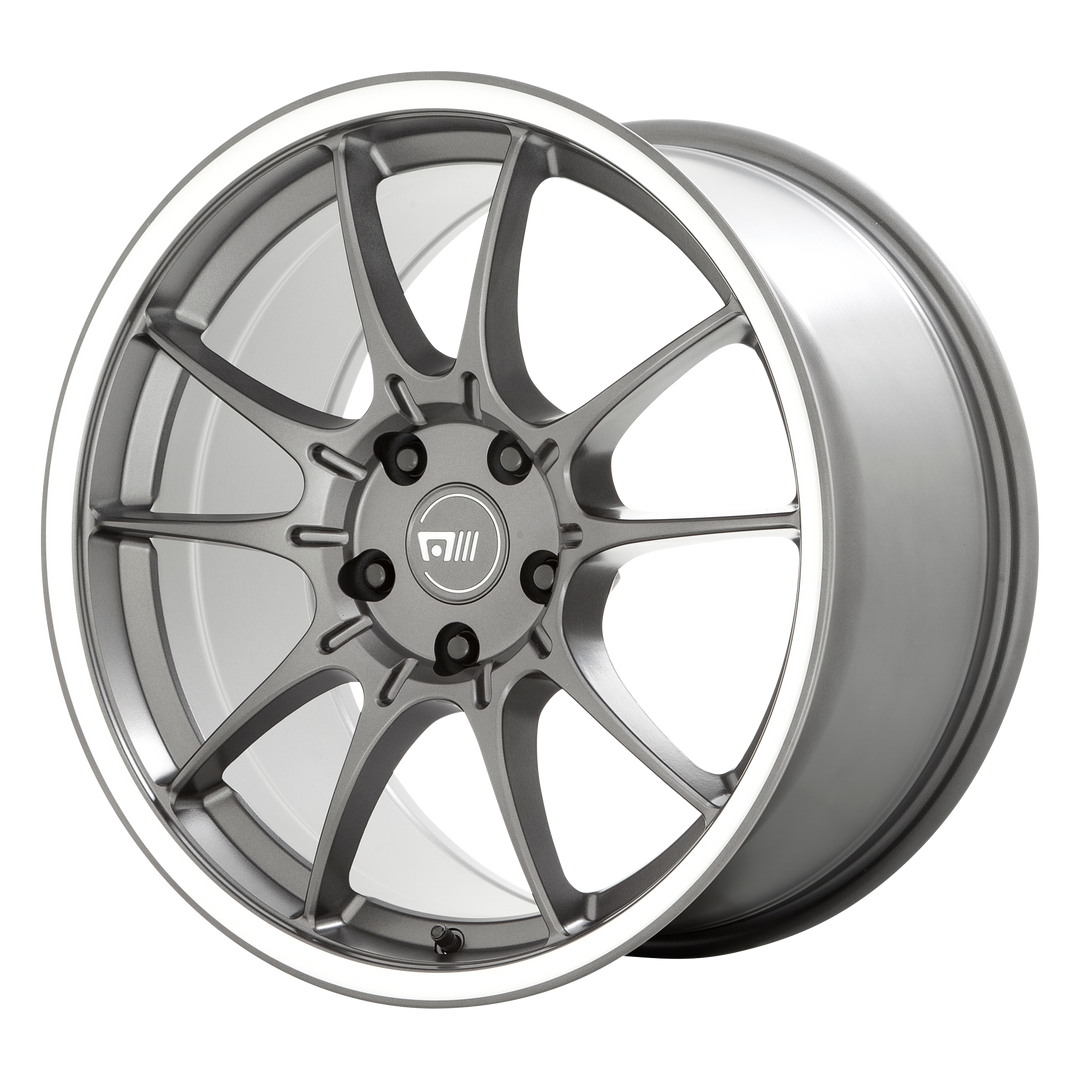 MOTEGI MR152 SS5 17X8 4X108 45 63.36 GUNMETAL WITH MACHINED LIP