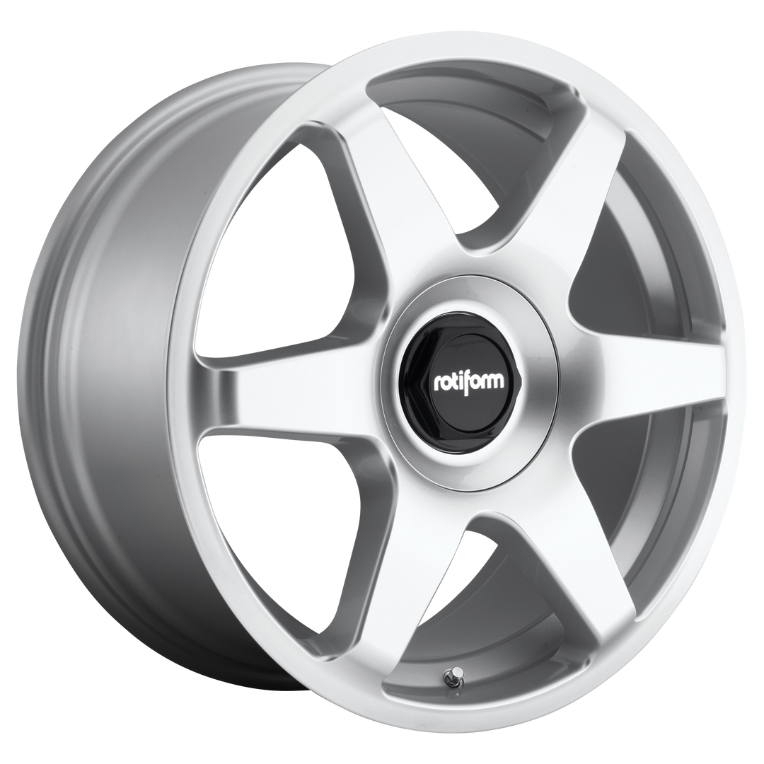 ROTIFORM 1PC R114 SIX 18X8.5 5X100/5X112 35 66.56 GLOSS SILVER
