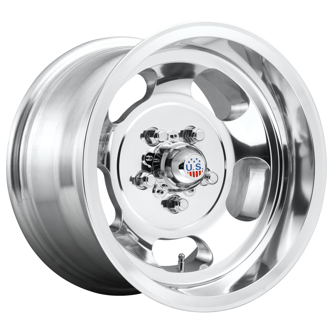 US MAG 1PC U101 INDY 15X8 5X127 -12 78.1 HIGH LUSTER POLISHED