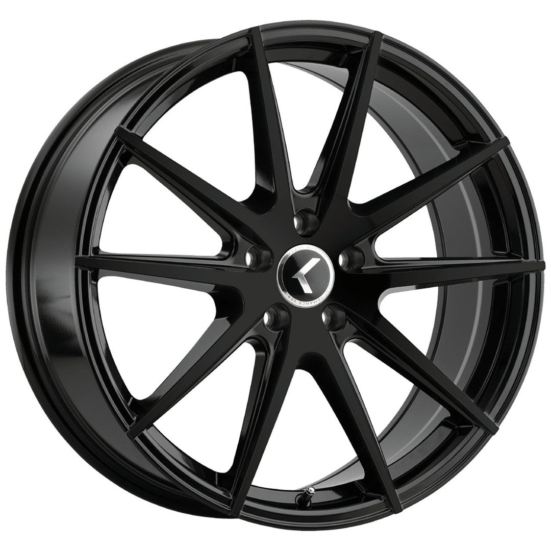 Kraze Turismo KR193 17x8 5x114.3 38 72.62 Gloss Black