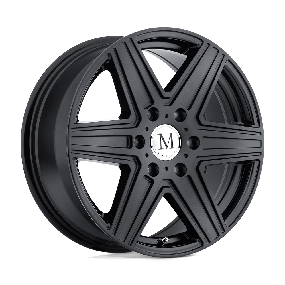 Mandrus Atlas 18x8 6x130 52 84.1 Matte Black