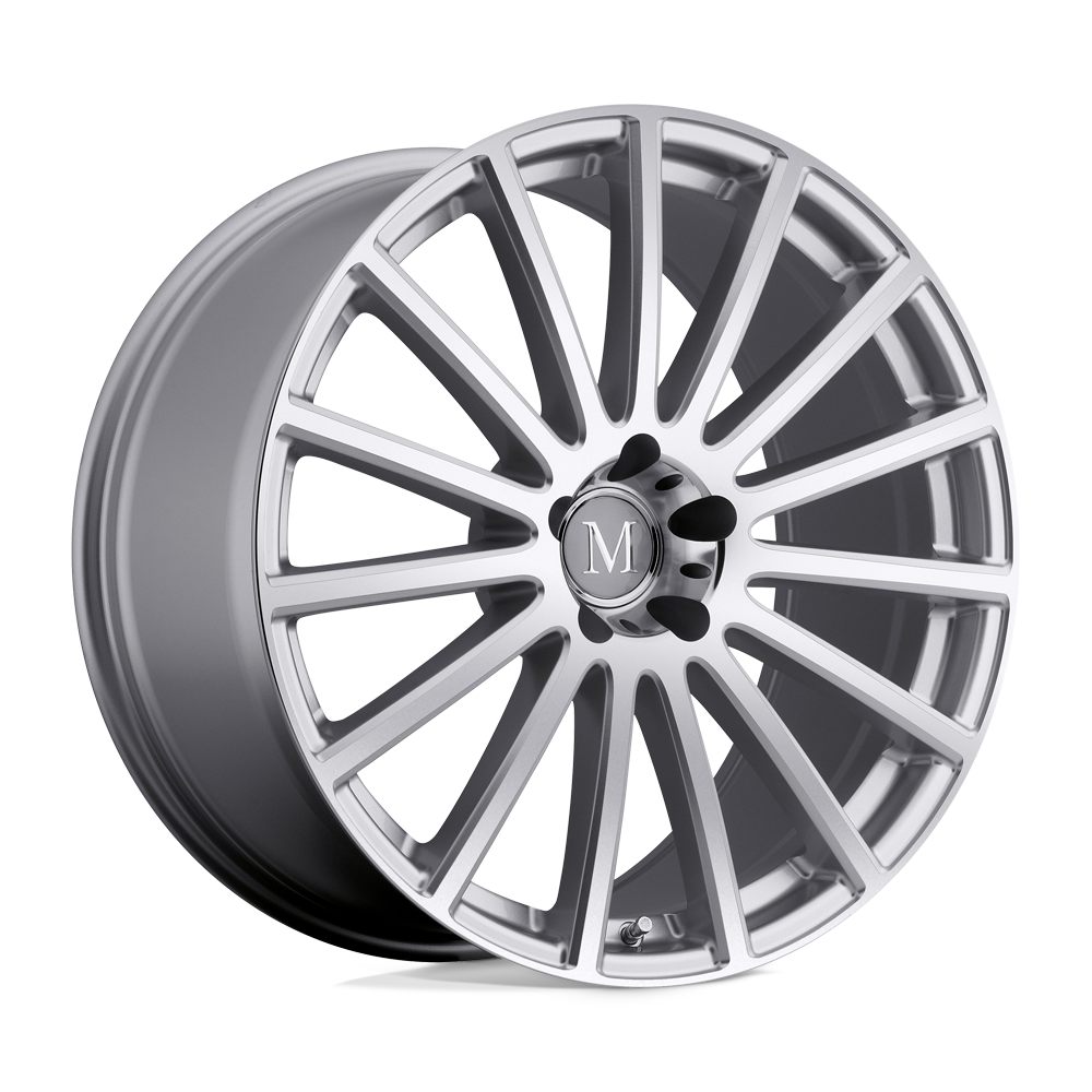 Mandrus Rotec 22x10 5x112 41 66.56 Silver W/ Mirror Cut Face