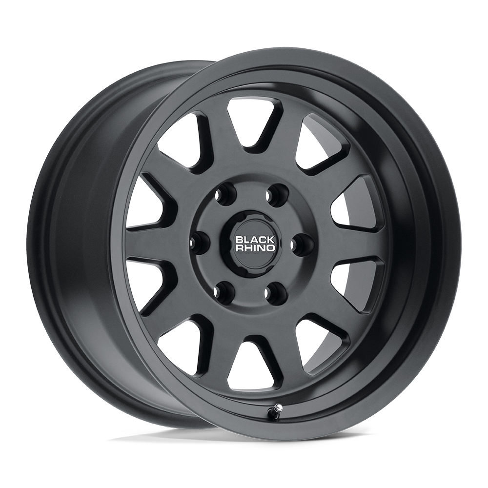 Black Rhino Stadium 17x8 6x130 45 84.1 Matte Black